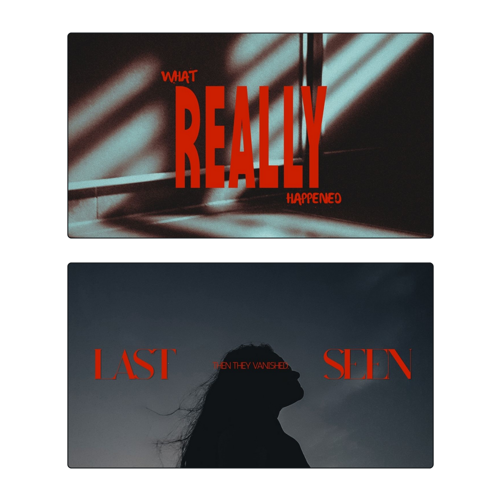 COLD CASE | 20 Youtube Thumbnail templates
