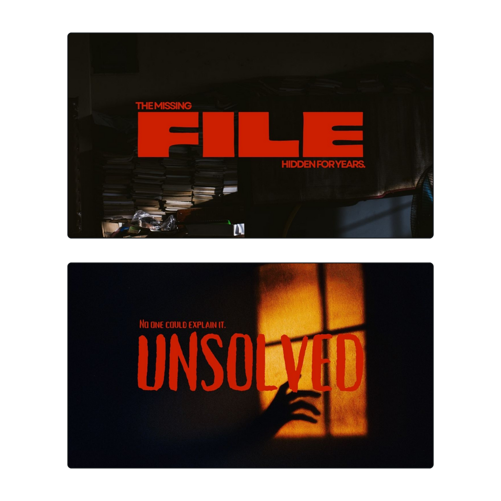 COLD CASE | 20 Youtube Thumbnail templates