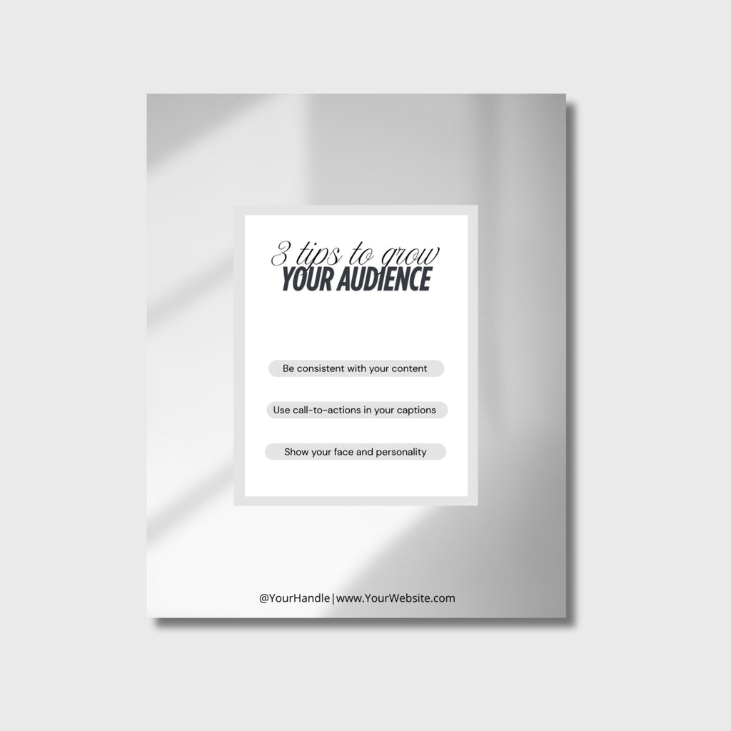 Clean Kit Vol. 1 | 10 Instagram post templates