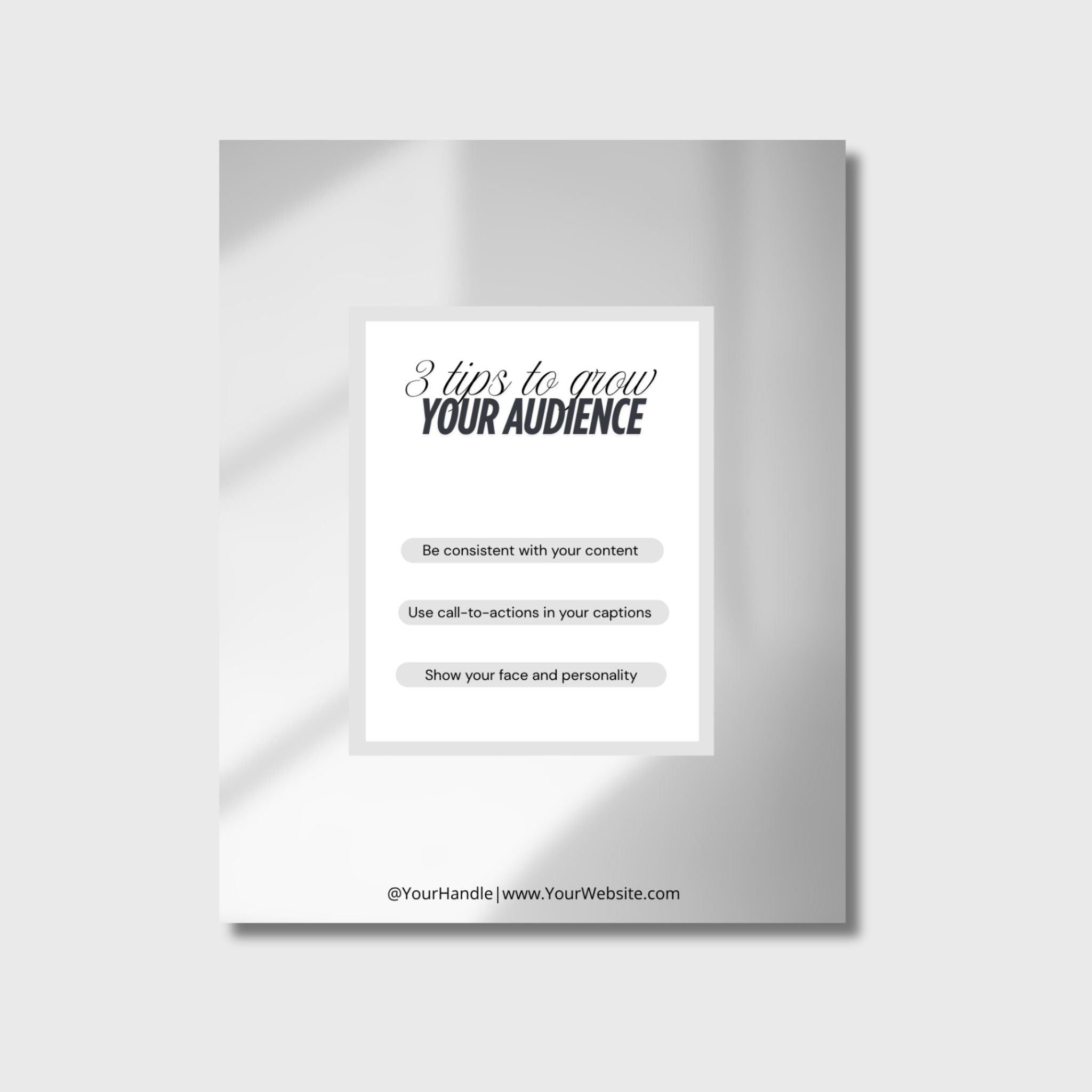 Clean Kit Vol. 1 | 10 Instagram post templates