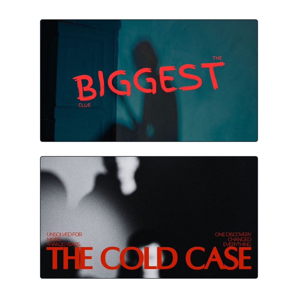 COLD CASE | 20 Youtube Thumbnail templates