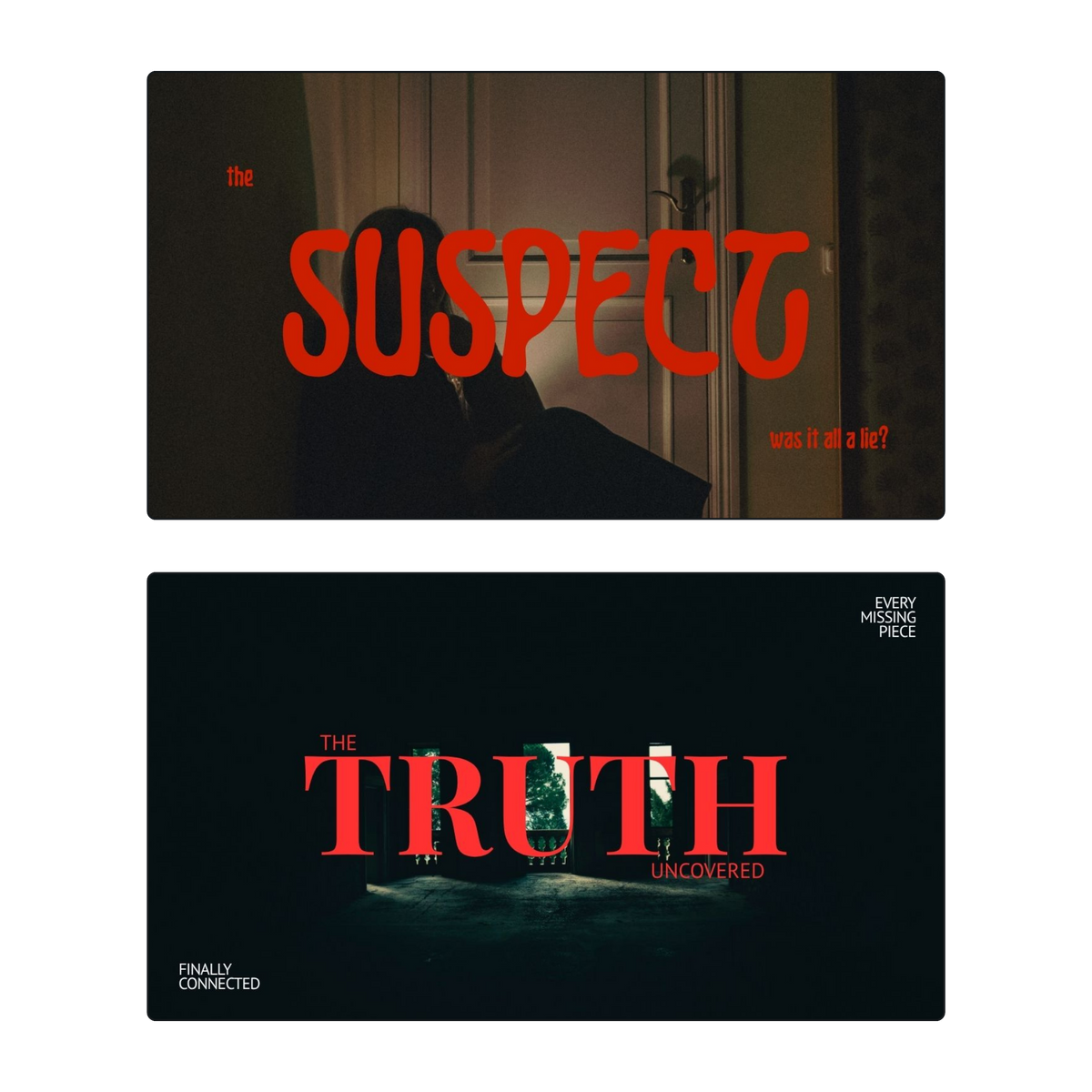 COLD CASE | 20 Youtube Thumbnail templates