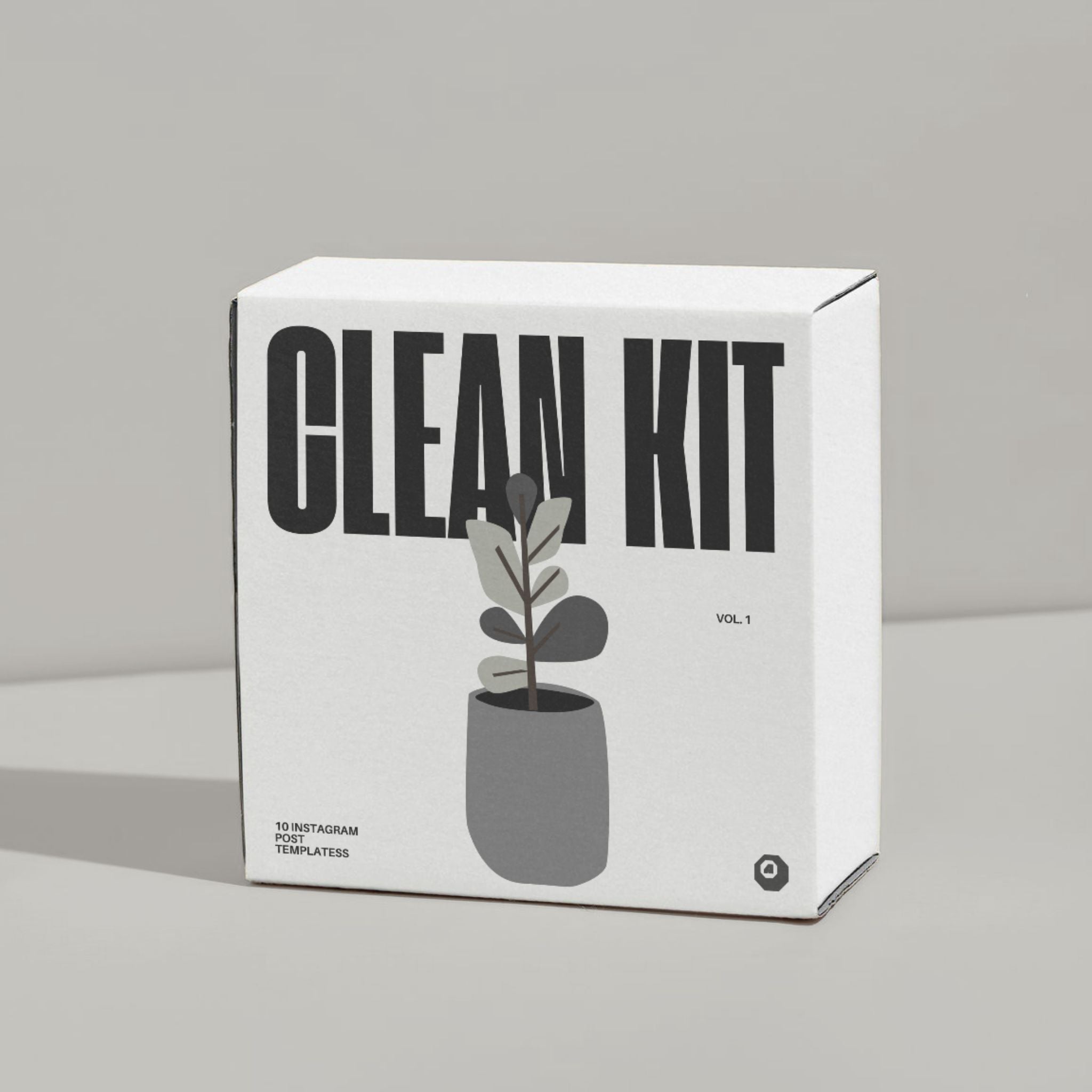 Clean Kit Vol. 1 | 10 Instagram post templates