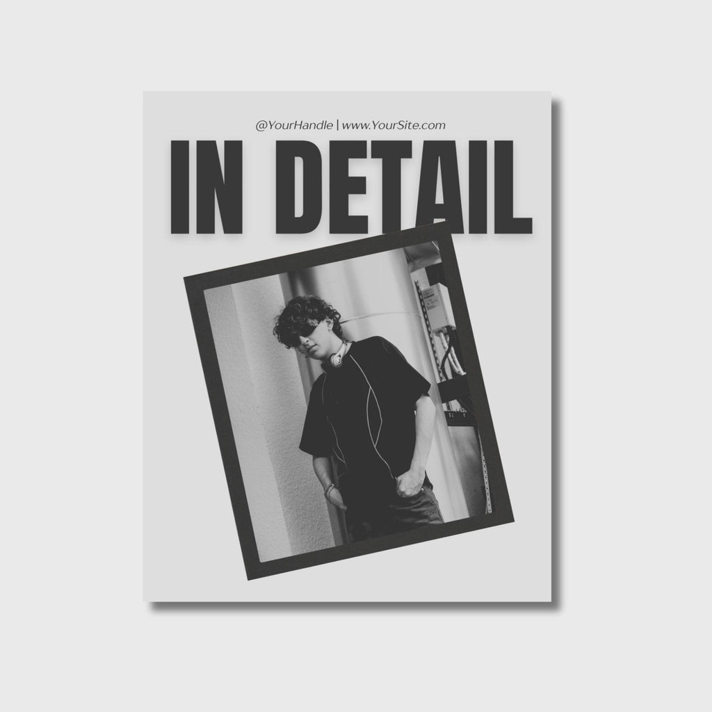 Raw Cut | 10 Instagram post templates & 5 carousel post templates