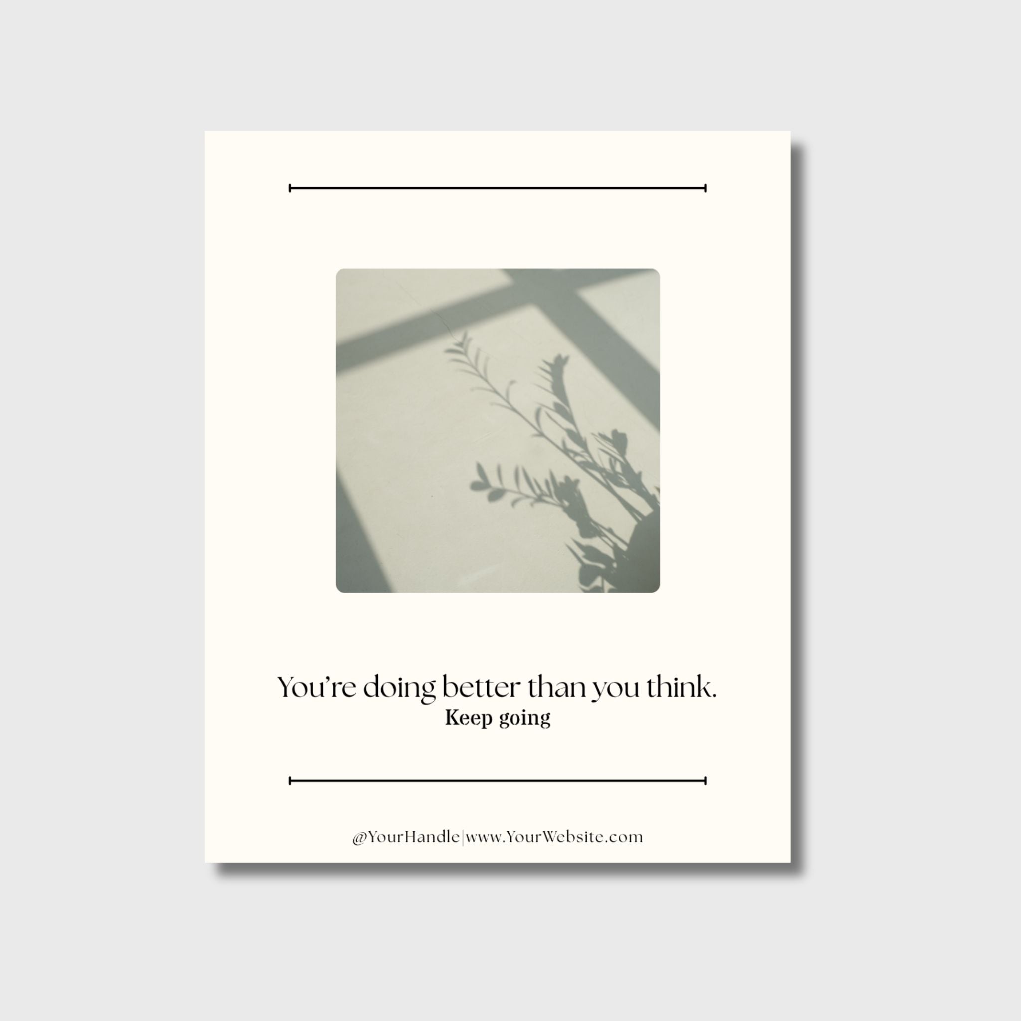 Clean Kit Vol. 1 | 10 Instagram post templates