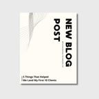 Clean Kit Vol. 1 | 10 Instagram post templates